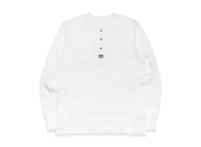 SubCulture Henleyneck Long Sleeve T-Shirt Concho SV925 "White"