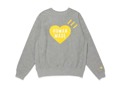 HUMAN MADE Stores Exclusive Heart Sweatshirt Shinsaibashi Parco "Gray"