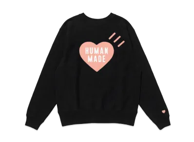 HUMAN MADE Stores Exclusive Heart Sweatshirt Offline Store Seoul "Black"