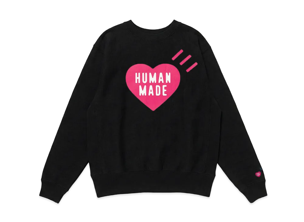 HUMAN MADE Stores Exclusive Heart Sweatshirt Repulse Bay "Black"