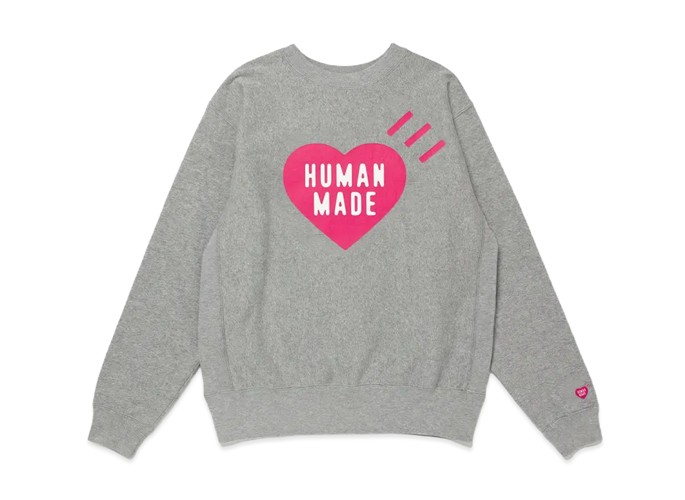HUMAN MADE Stores Exclusive Heart Sweatshirt Repulse Bay "Gray"