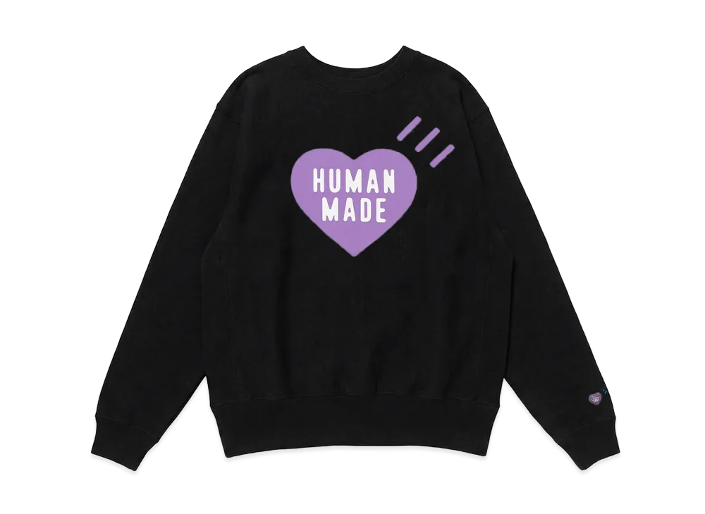 HUMAN MADE Stores Exclusive Heart Sweatshirt Apgujeong "Black"
