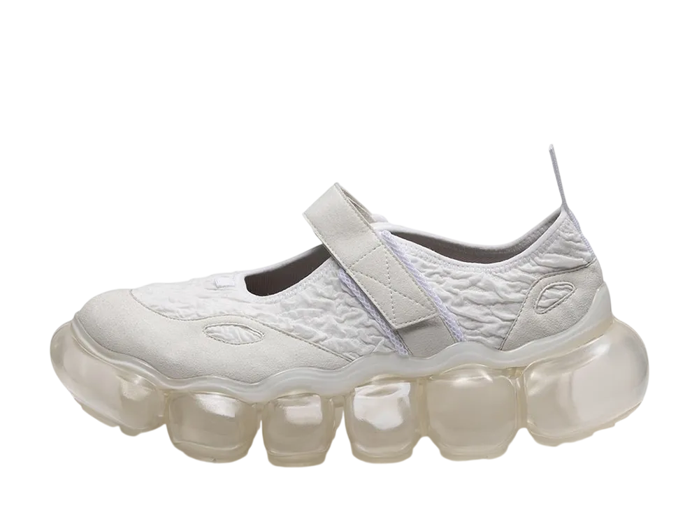 グラウンズ ウィメンズ ジュエリー メリージェーン "ホワイトリンクル/クリア"