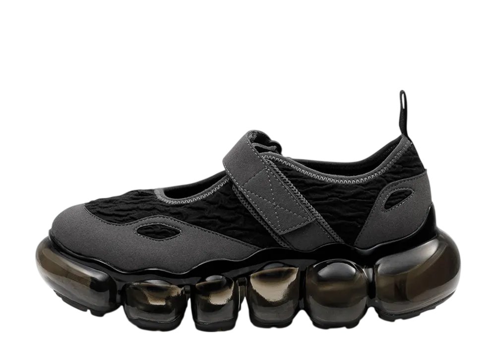 グラウンズ ウィメンズ ジュエリー メリージェーン "ブラックリンクル/ブラック"