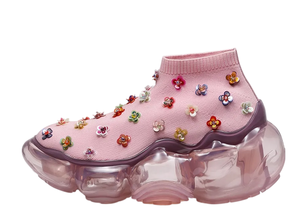 ヘヴン タヌディレージャ × グラウンズ ウィメンズ ムーピー "エターナルサンシャイン/ピンク"