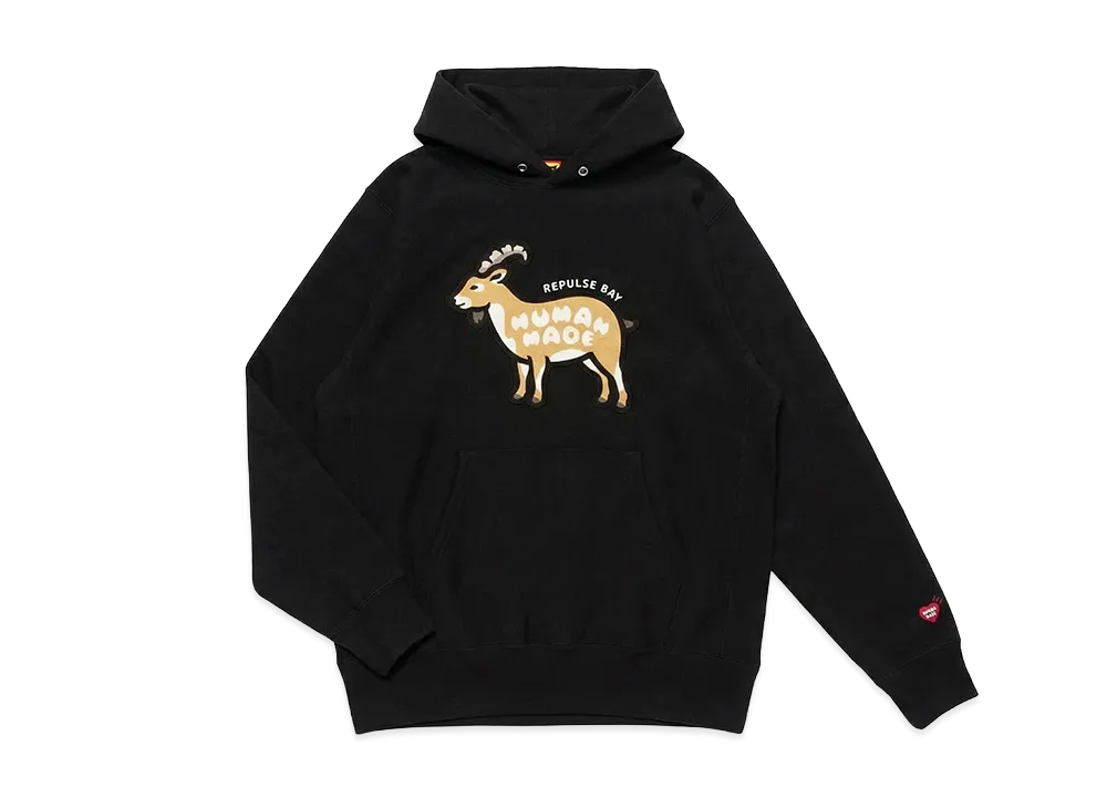 HUMAN MADE Stores Exclusive Animal Hoodie Repulse Bay "Black"