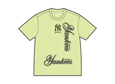 Supreme x MLB Teams Tee NY "Pale Mint"