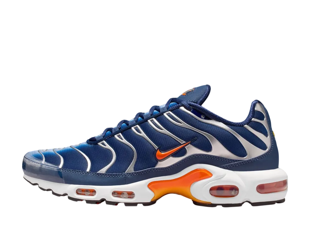 ナイキ エアマックスプラス "ミッドナイトネイビー/セーフティオレンジ"