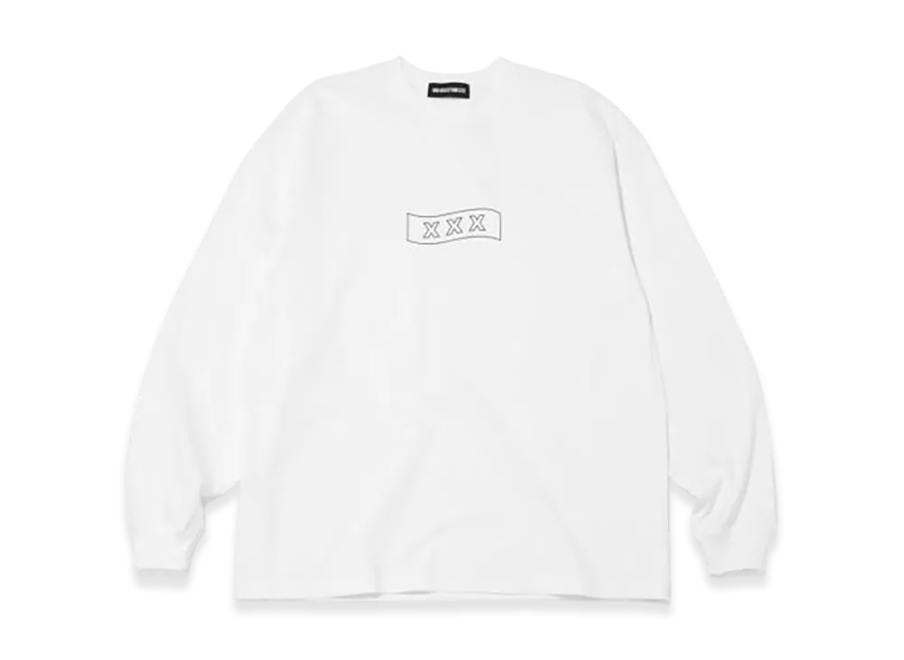 GOD SELECTION XXX Long Sleeve T-Shirt GX-A26-LT-03 "White"