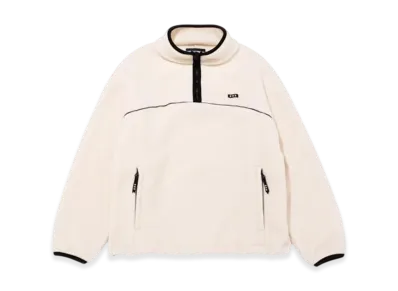 GOD SELECTION XXX Fleece Half Zip GXL-A26-CS-03 "White"