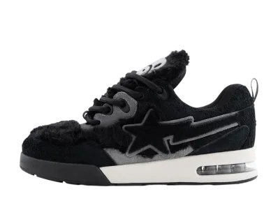 A BATHING APE Women's BAPE FLIP STA #3 "Black"