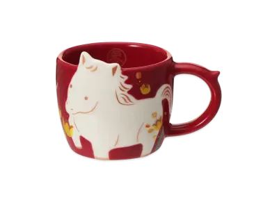 STARBUCKS Seasonal Goods "Bright New Year" New Year Mug Horse 89ml "Red"