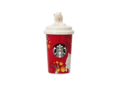 STARBUCKS Seasonal Goods "Bright New Year" New Year Canister Horse "Red"