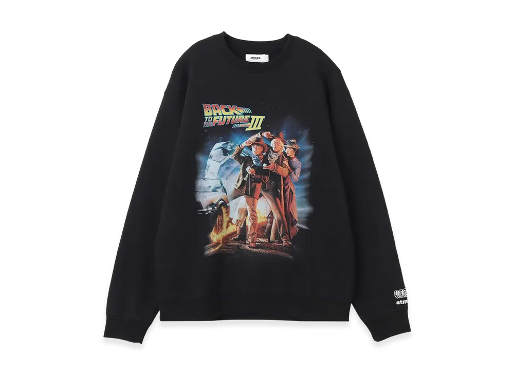 atmos x BACK TO THE FUTURE Part lll x CHOGOKIN Sweatshirt "Black"