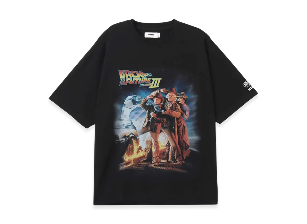 atmos x BACK TO THE FUTURE Part lll x CHOGOKIN T-shirt "Black"