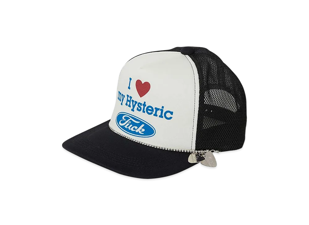 HYSTERIC GLAMOUR My Hysteric Mesh Cap "Black"