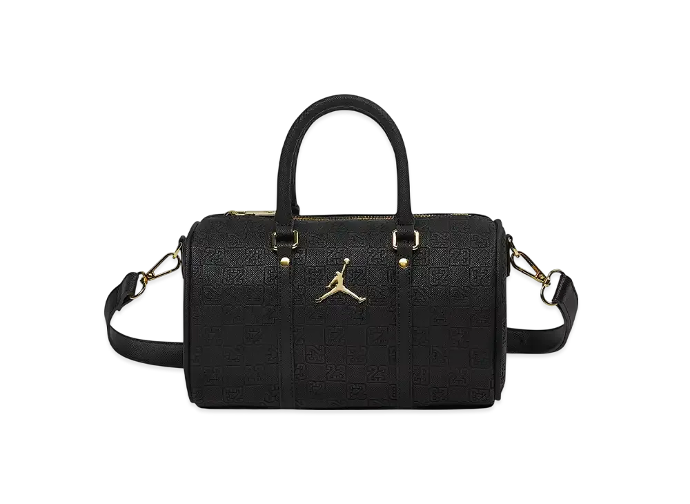 Nike Jordan Monogram Crossbody Bag "Black/Gold"