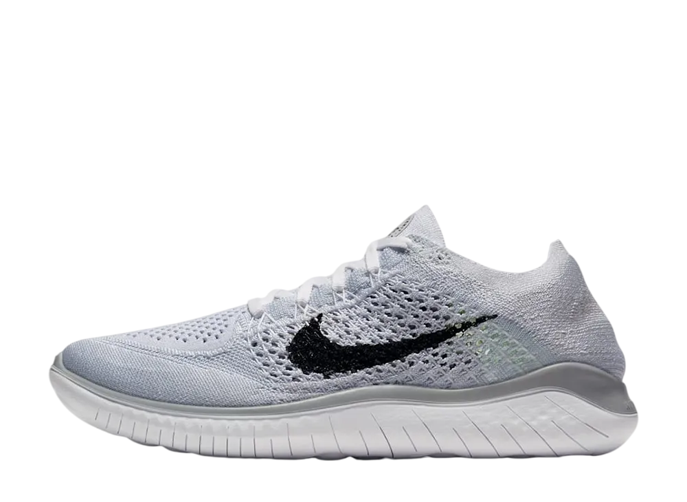 ナイキ ウィメンズ フリー ラン フライニット2018 "ホワイト/ピュアプラチナ/ブラック"