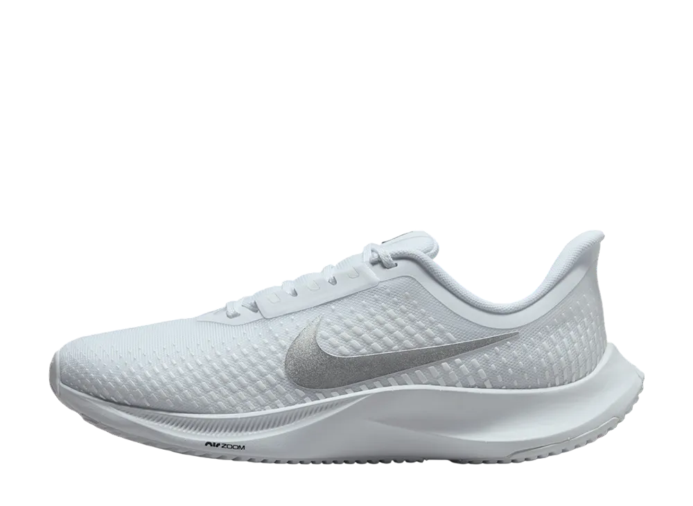 ナイキ ウィメンズ パワー フライト "ホワイト/ホワイト/メタリックシルバー"