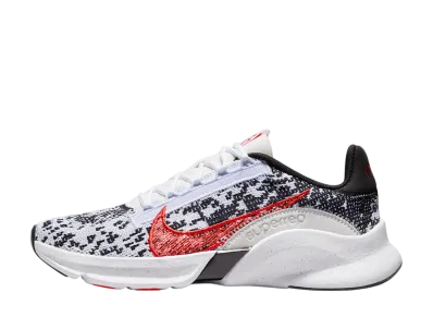 Nike Women's SuperRep Go 3 Flyknit Next Nature "White/Black/Photon Dust/Picante Red"