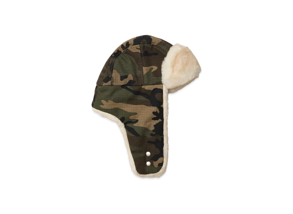 カモ柄　STUSSY RIPSTOP TRAPPER CAP フライトキャップ Ripstop Trapper Cap – Camo | Headwear | Stüssy
