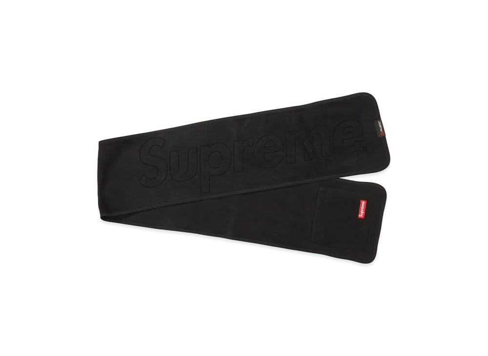 シュプリーム ポーラテック ポケット スカーフ "ブラック"