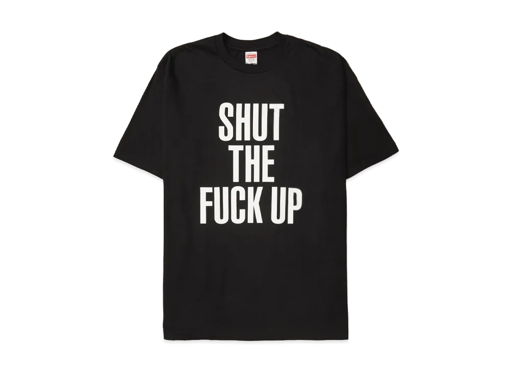 シュプリーム x ナンバーナイン シャットアップ Tシャツ "ブラック"