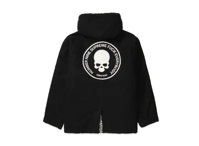 Supreme x Number (N)ine Faux Shearling Hooded Coat "Black"