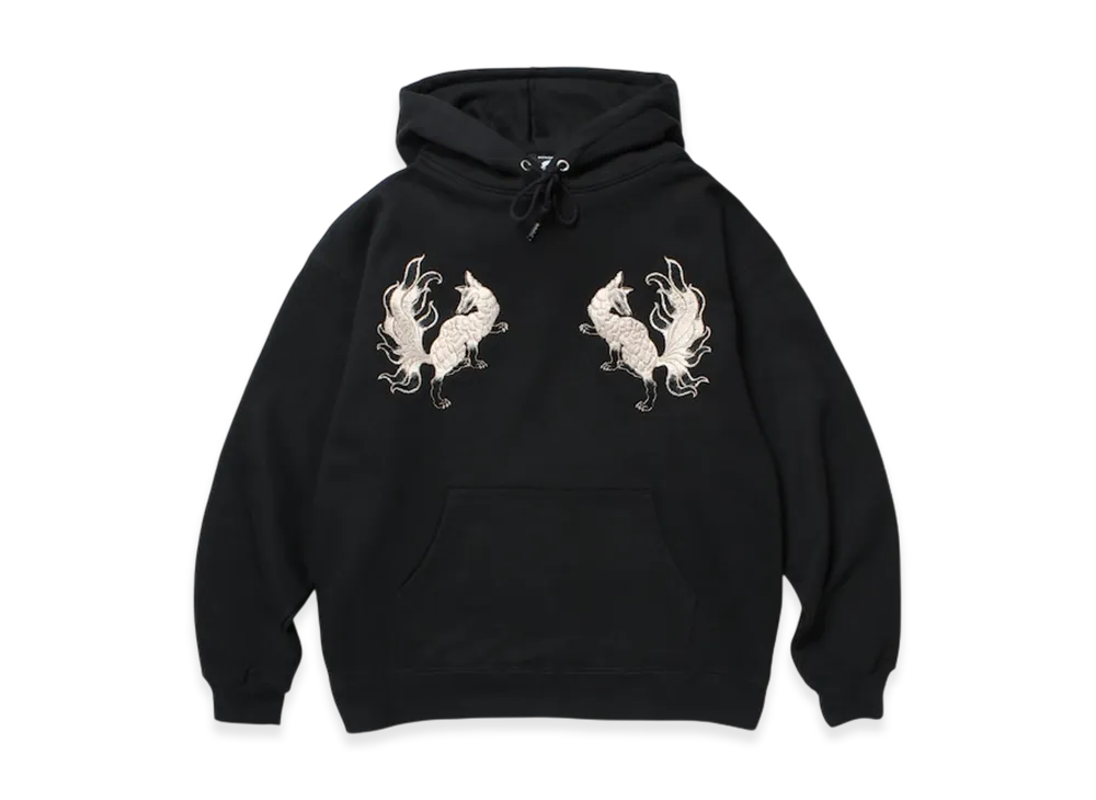 APHRODITEGANG GAKKIN x BUDSPOOL Hakubokuko Hooded Sweatshirt "Black"