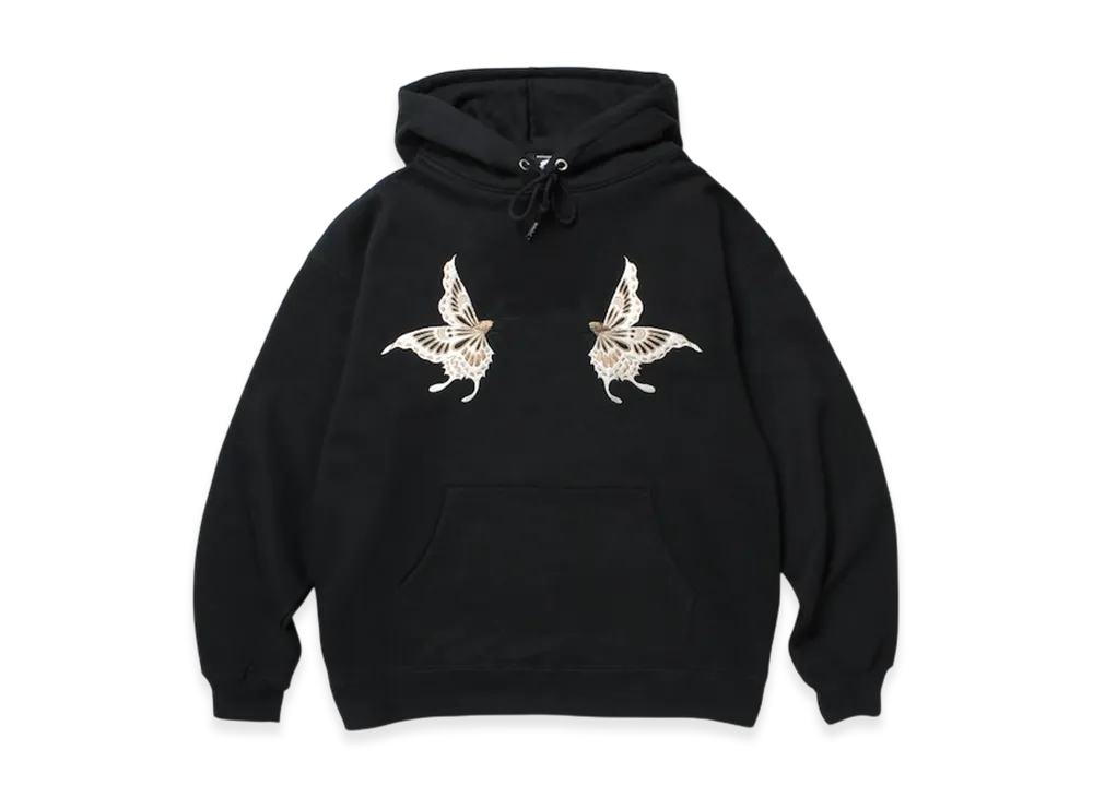 APHRODITEGANG GAKKIN x BUDSPOOL Hakunicho Hooded Sweatshirt "Black"