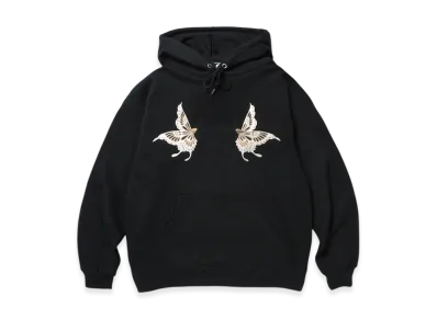 APHRODITEGANG GAKKIN x BUDSPOOL Hakunicho Hooded Sweatshirt "Black"