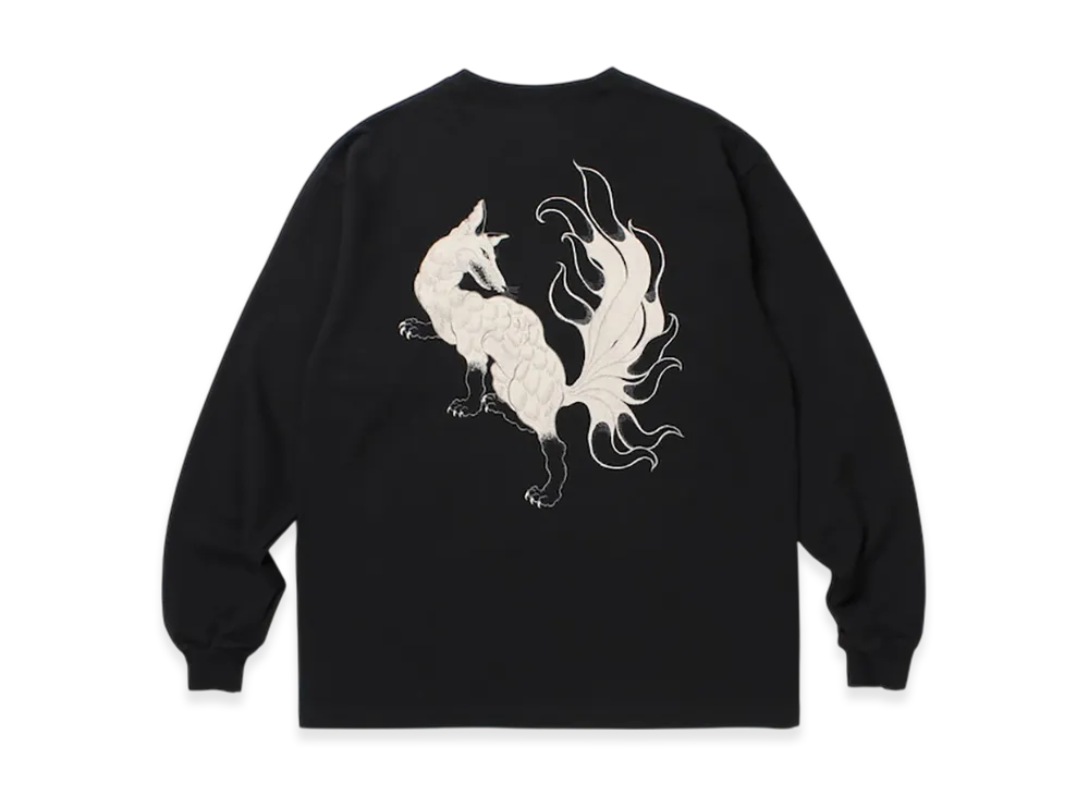 APHRODITEGANG GAKKIN x BUDSPOOL Hakubokuko L/S Tee "Black"