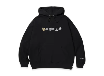 APHRODITEGANG GAKKIN x BUDSPOOL x NOKO Namedaruma Cat Hooded Sweatshirt "Black"
