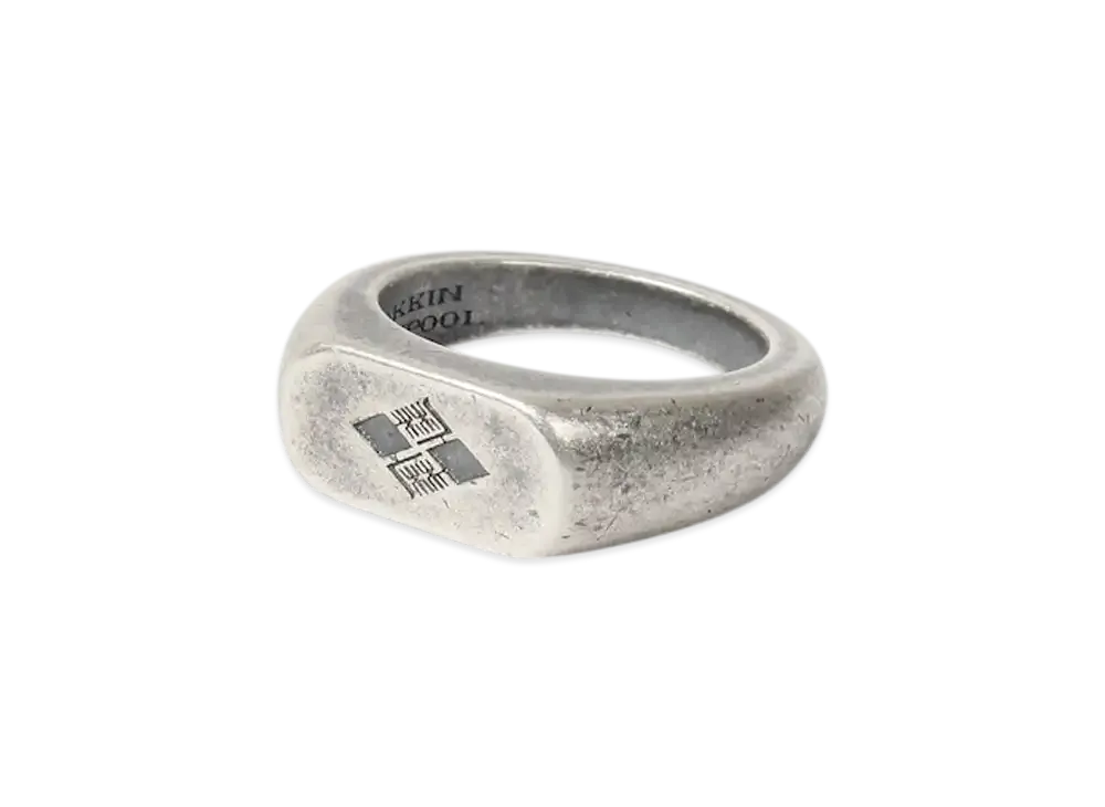APHRODITEGANG GAKKIN x BUDSPOOL Kamon Signet Ring "Silver"
