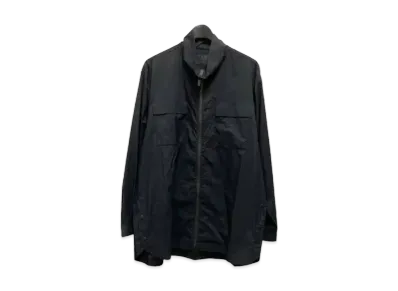 White Mountaineering Line Front Zip Shirt "Black"