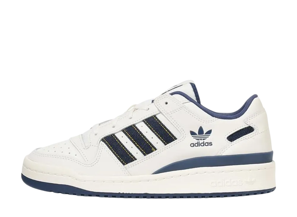 アディダス フォーラム ロー "フットウェアホワイト/ダークブルー"