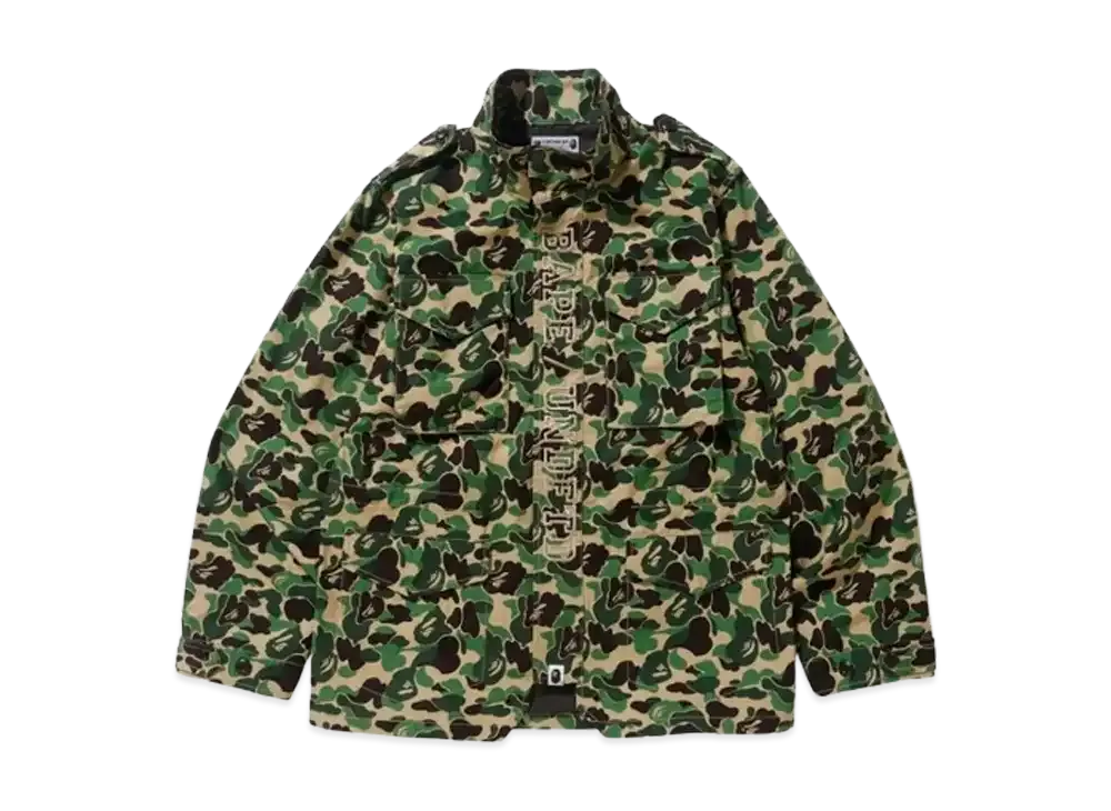 A BATHING APE Bape x Undefeated ABC M-65 "Green"