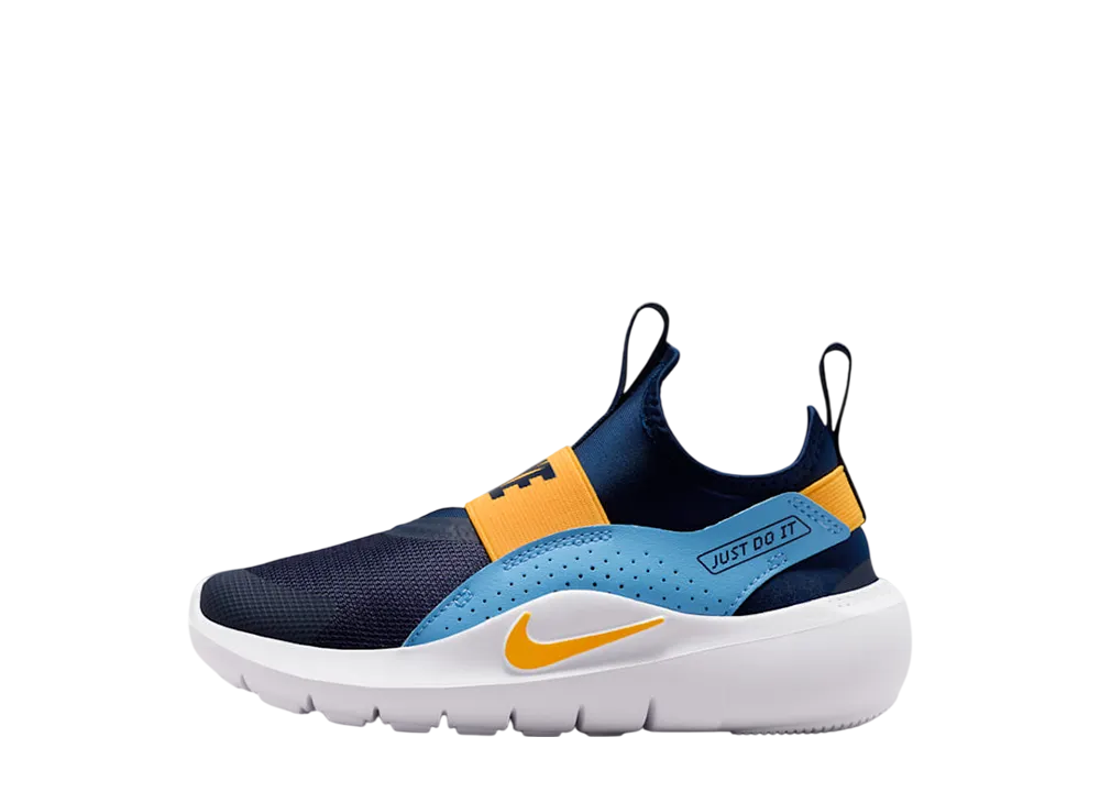 ナイキ PS フレックスランナー4 "ミッドナイトネイビー/ユニバーシティブルー/ホワイト/レーザーオレンジ" (キッズ)