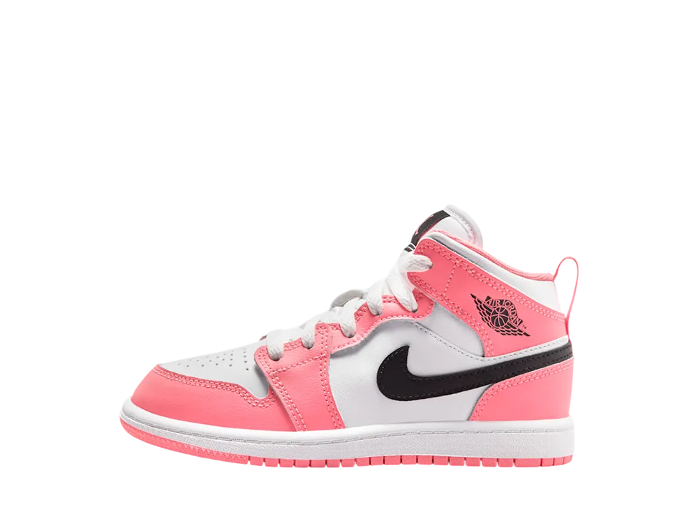 Nike PS Jordan 1 Mid "Pink Gaze/White/Black"