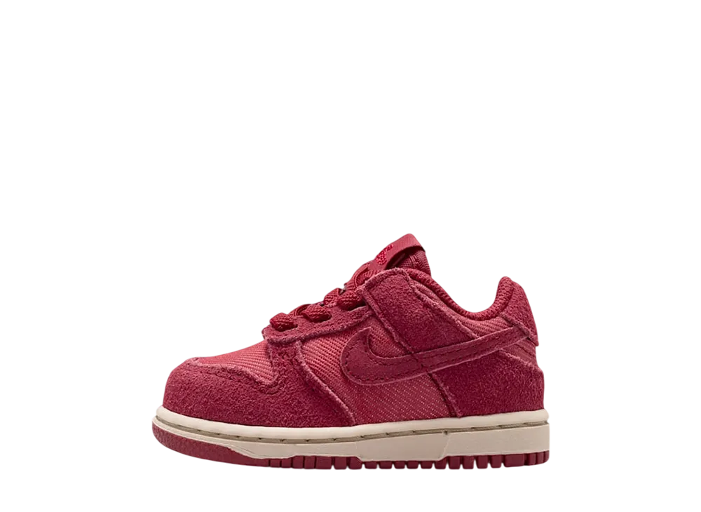 Nike TD Dunk Low SE "Team Crimson/Sanddrift"