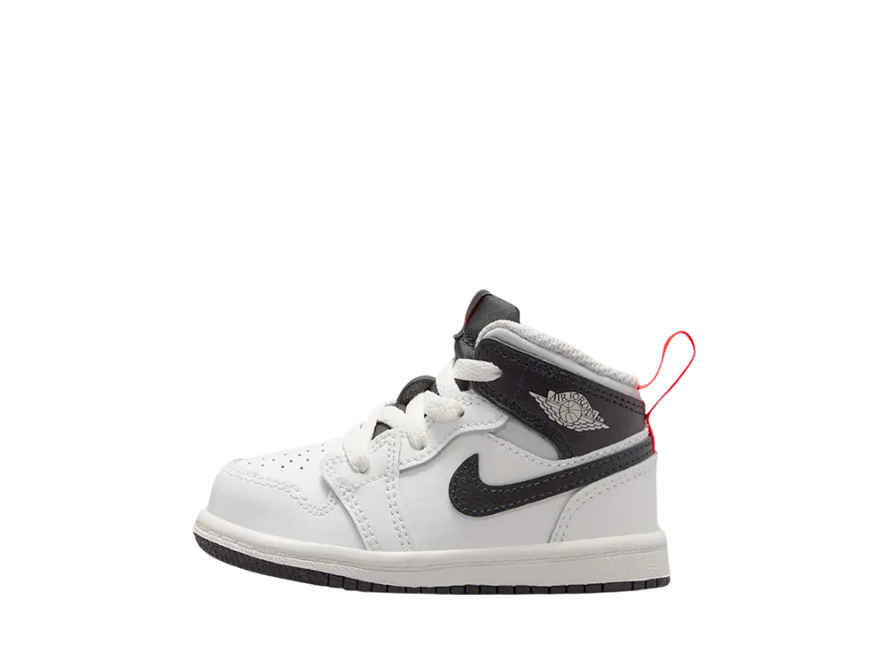 ナイキ TD ジョーダン1 ミッド "サミットホワイト/インフラレッド23/ニュートラルグレー/ブラック" (キッズ)