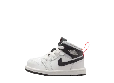 Nike TD Jordan 1 Mid "Summit White/Infrared 23/Neutral Grey/Black"