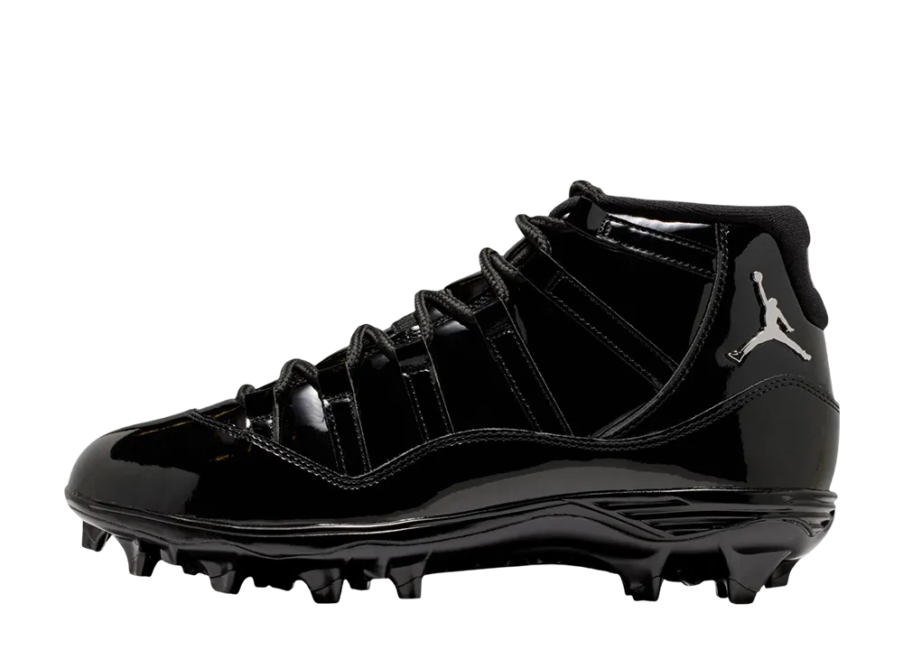 Nike Air Jordan 11 Cleat "Patent Black"