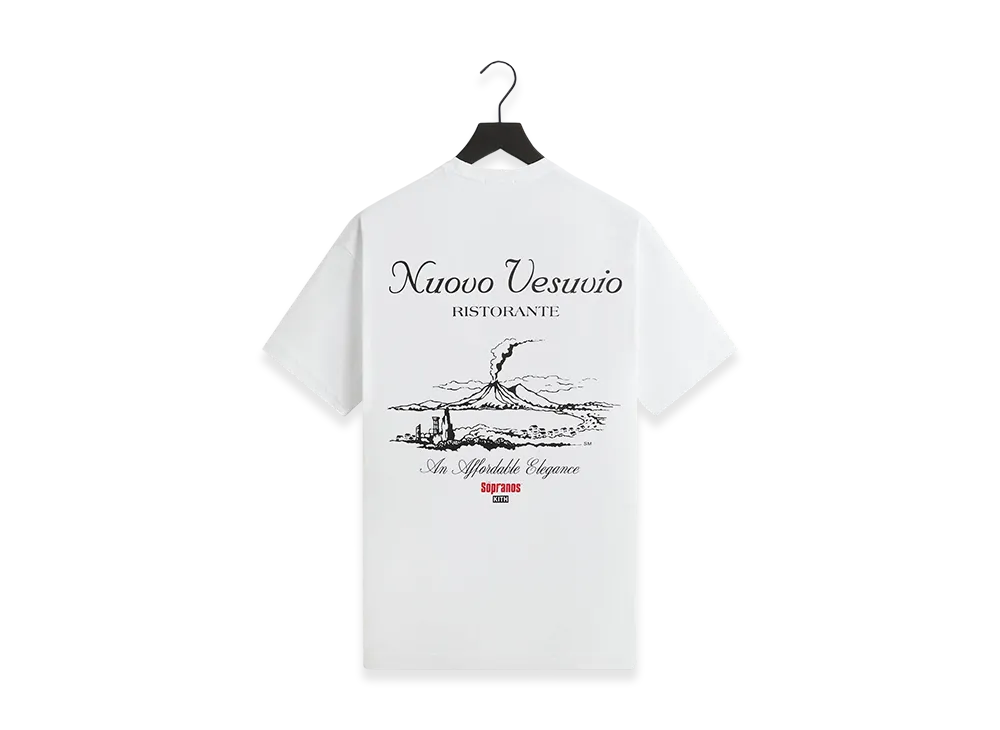 Kith x The Sopranos Nuovo Vesuvio Vintage Tee "White"