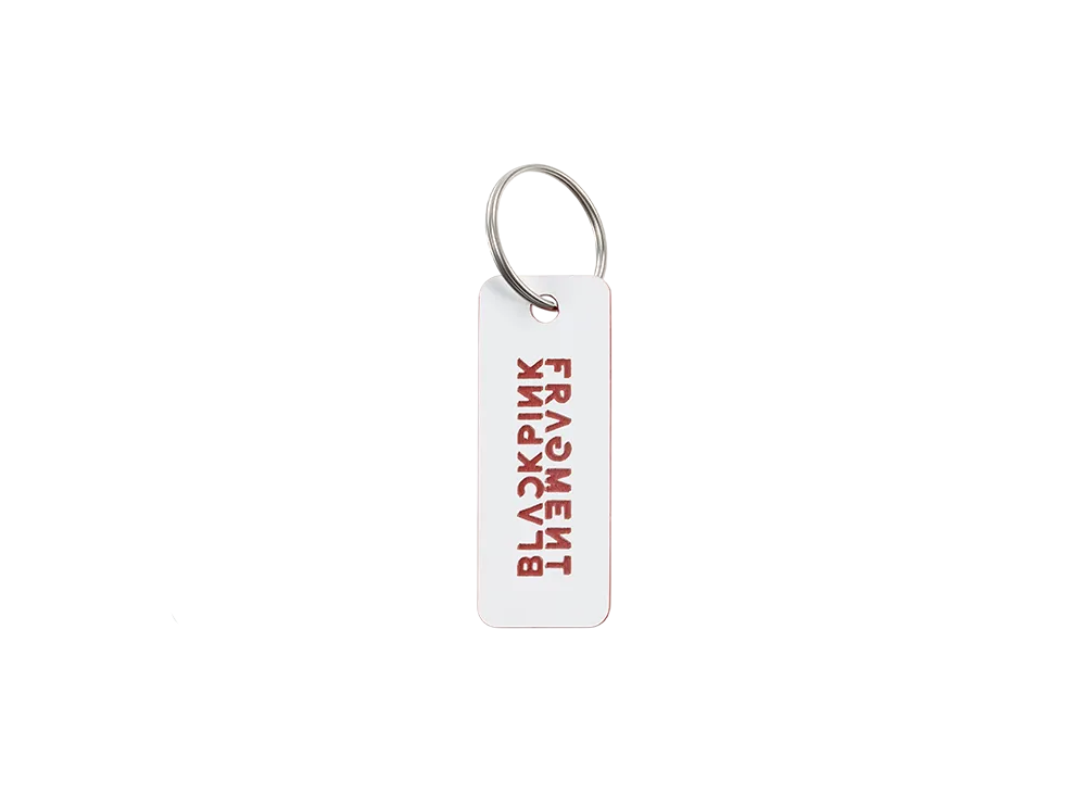 FRAGMENT x BLACKPINK Keyring "White/Red"