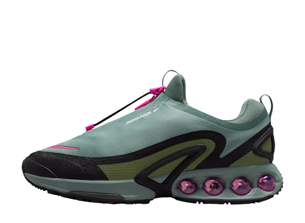 Nike Air Max DN Roam "Clay Green/Sky J Light Olive/Black/Fire Pink"
