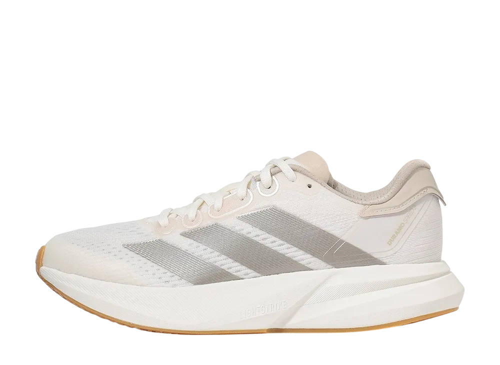 アディダス ウィメンズ アディゼロ デュラモ スピード2 "チョークホワイト/サイバーメタリック/クリスタルリネン"