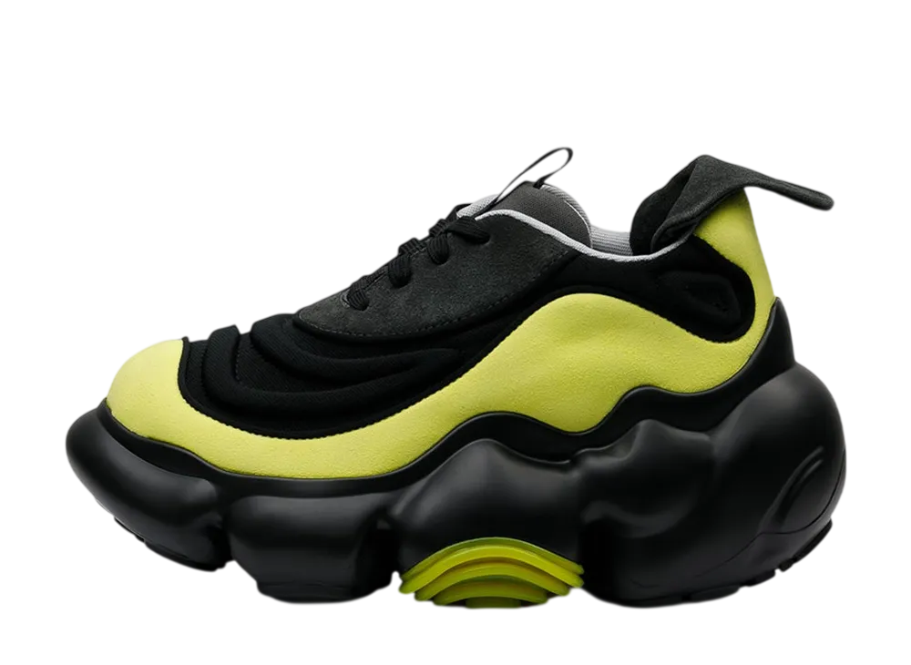 grounds MOOPIE NAZCA LACE "Black Citron/Black Solid Matte"