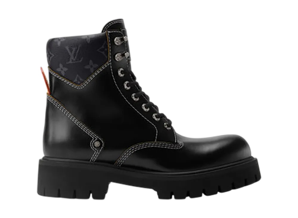 ルイヴィトン LV リミックス コンバット ブーツ "ブラック"