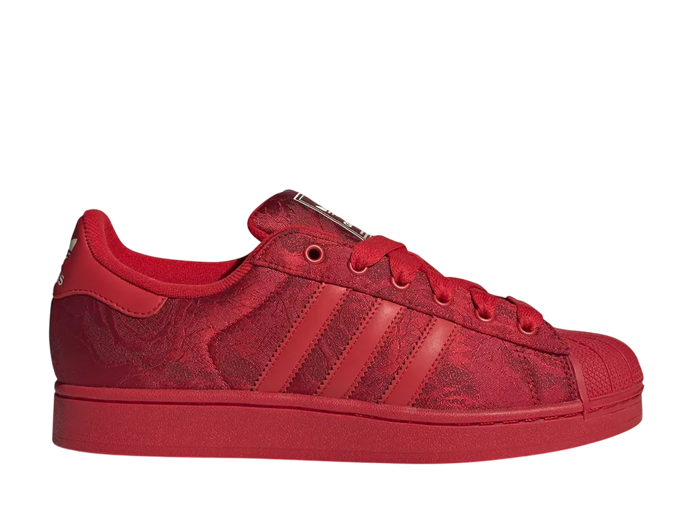 アディダス スーパースター2 "ベタースカーレット/ワンダーホワイト"